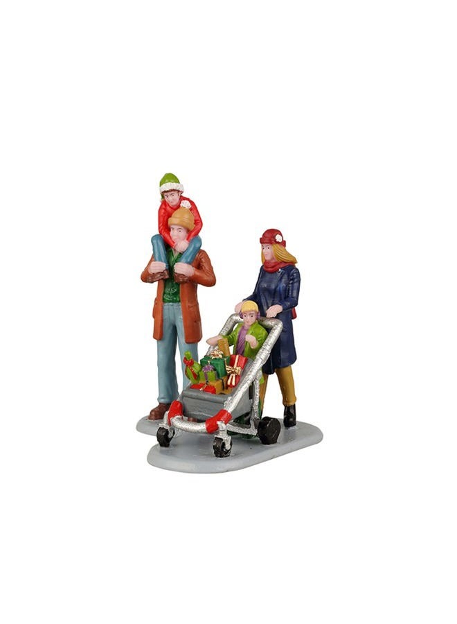 Lemax Vail Village Family Holiday Shopping Set of 2#22124 - Image 1