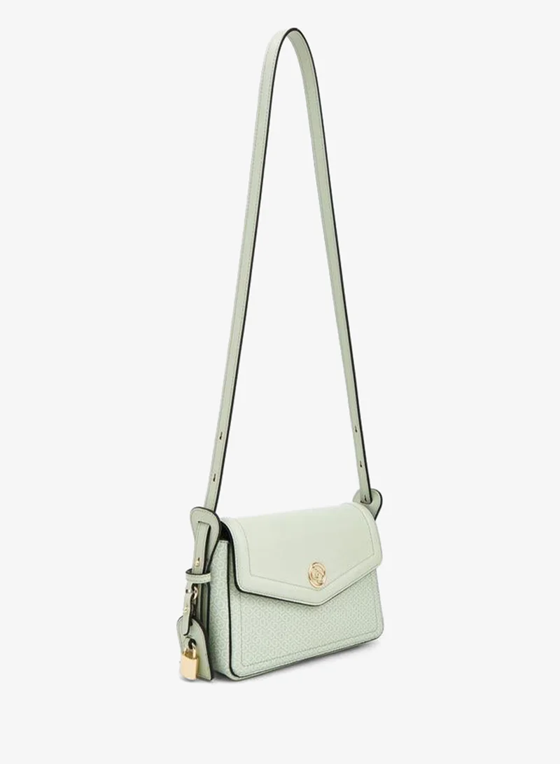 Celeste Monogram Print Crossbody Bag With Adjustable Strap