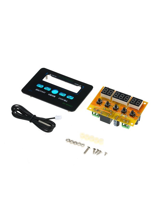 NIBEMINENT Electronic Digital Thermostat Temperature Controller With NTC Probe Black - Image 1