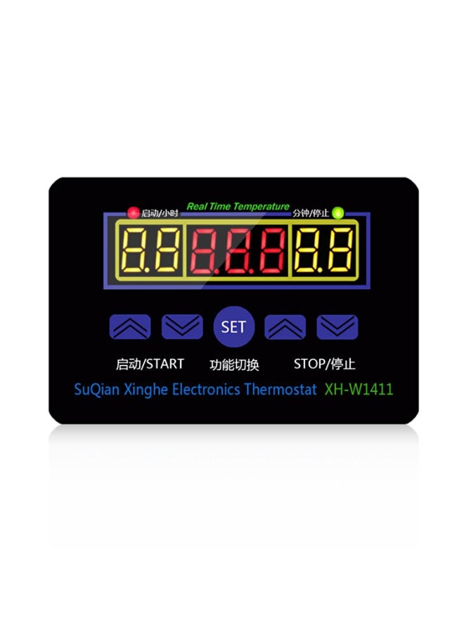 NIBEMINENT Electronic Digital Thermostat Temperature Controller With NTC Probe Black - Image 2