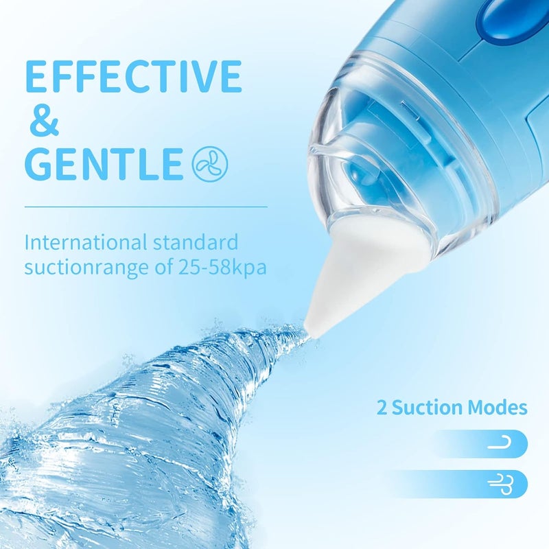 Berrcom ممتص أنف بيريكوم للأطفال جهاز شفط الأنف الكهربائي منظف أنف الأطفال جهاز شفط المخاط التلقائي للأطفال مع موسيقى مستوى شفط قابل للتعديل - Image 3