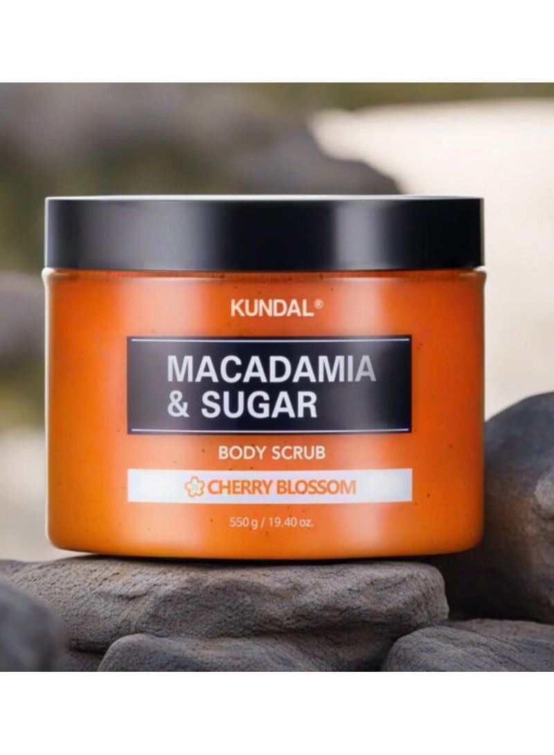 كاندال مقشر الجسم بالمكاديميا والسكر بزهرة الكرز من كوندال 550 ج - Image 2