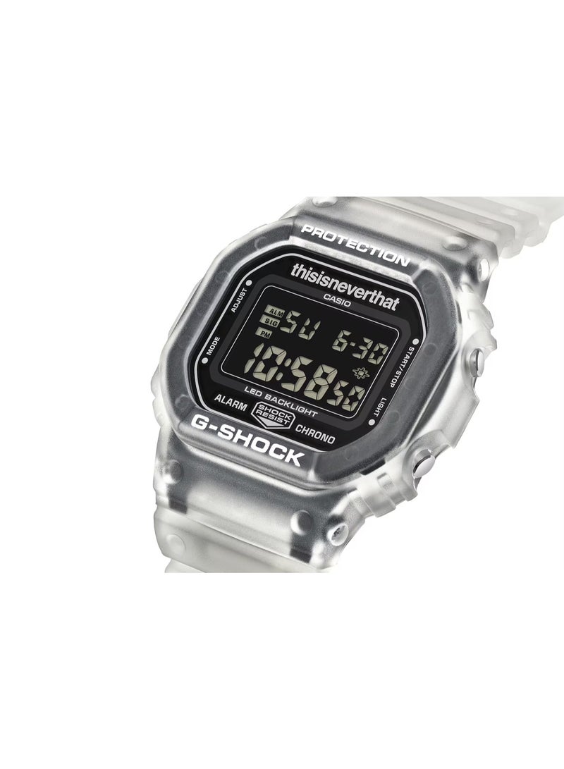 Casio G-Shock DW-5600TNT-7DR Limited Edition Digital Men's Watch – White Resin, 200M - Image 4