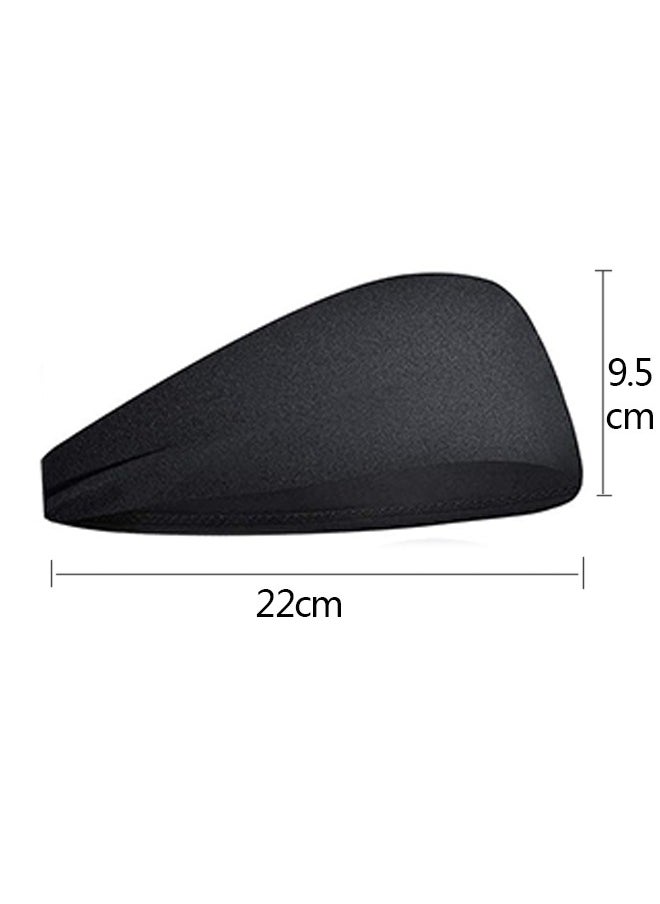 4 Piece Sports Headbands for Men Women, Wicking Moisture Stretchy Workout Headband for Running Cycling Yoga Basketball