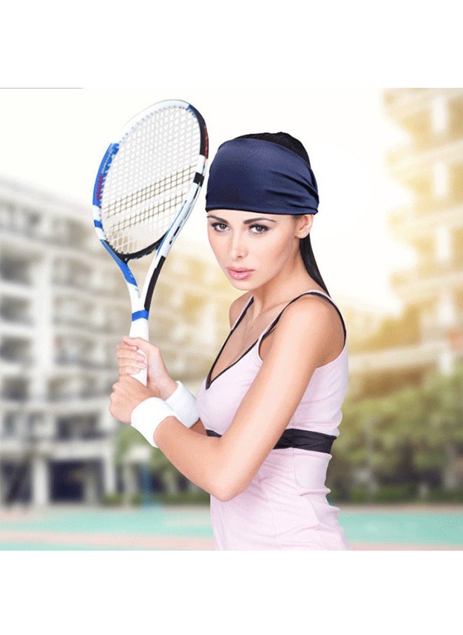 4 Piece Sports Headbands for Men Women, Wicking Moisture Stretchy Workout Headband for Running Cycling Yoga Basketball