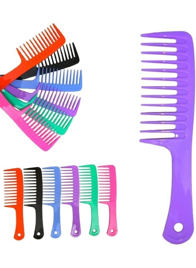 فرشاة و مشط باسنان عريضة لفك تشابك الشعر - 1 قطعة مختلفة اللون - Image 1
