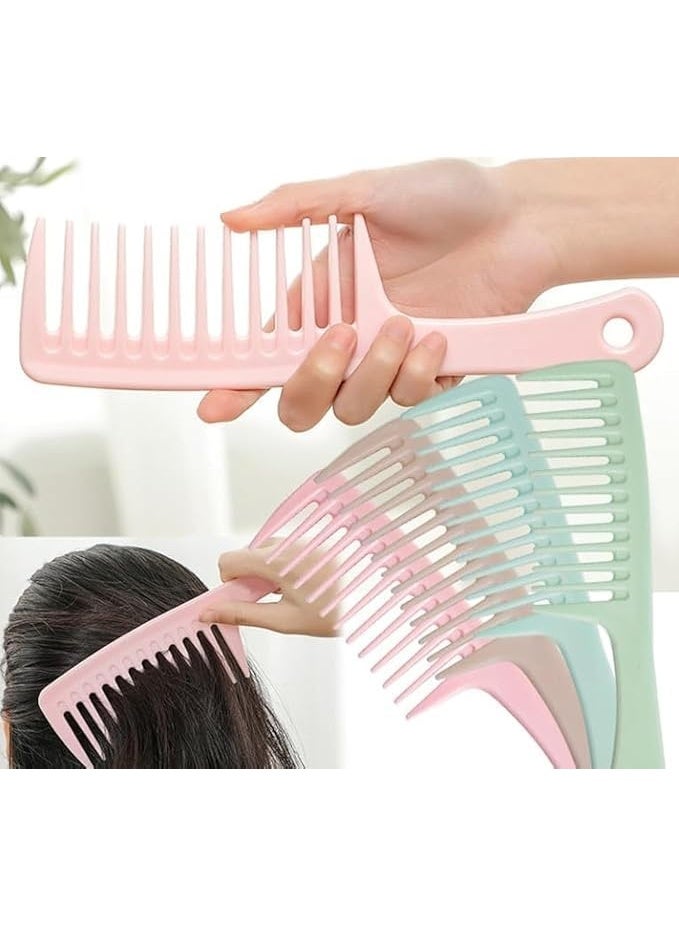 فرشاة و مشط باسنان عريضة لفك تشابك الشعر - 1 قطعة مختلفة اللون - Image 2