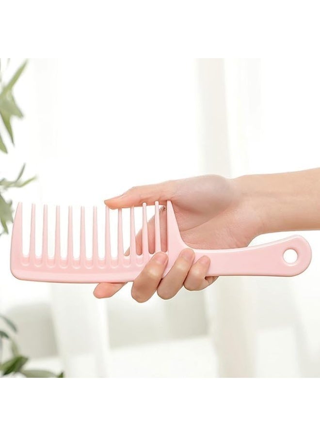 فرشاة و مشط باسنان عريضة لفك تشابك الشعر - 1 قطعة مختلفة اللون - Image 5