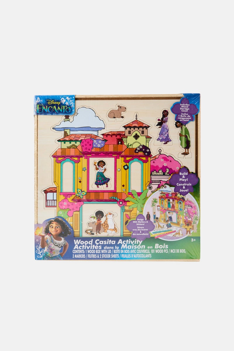 Danawares 107 Pcs Disney Encanto Wood Casita Activity Dollhouse - Image 1