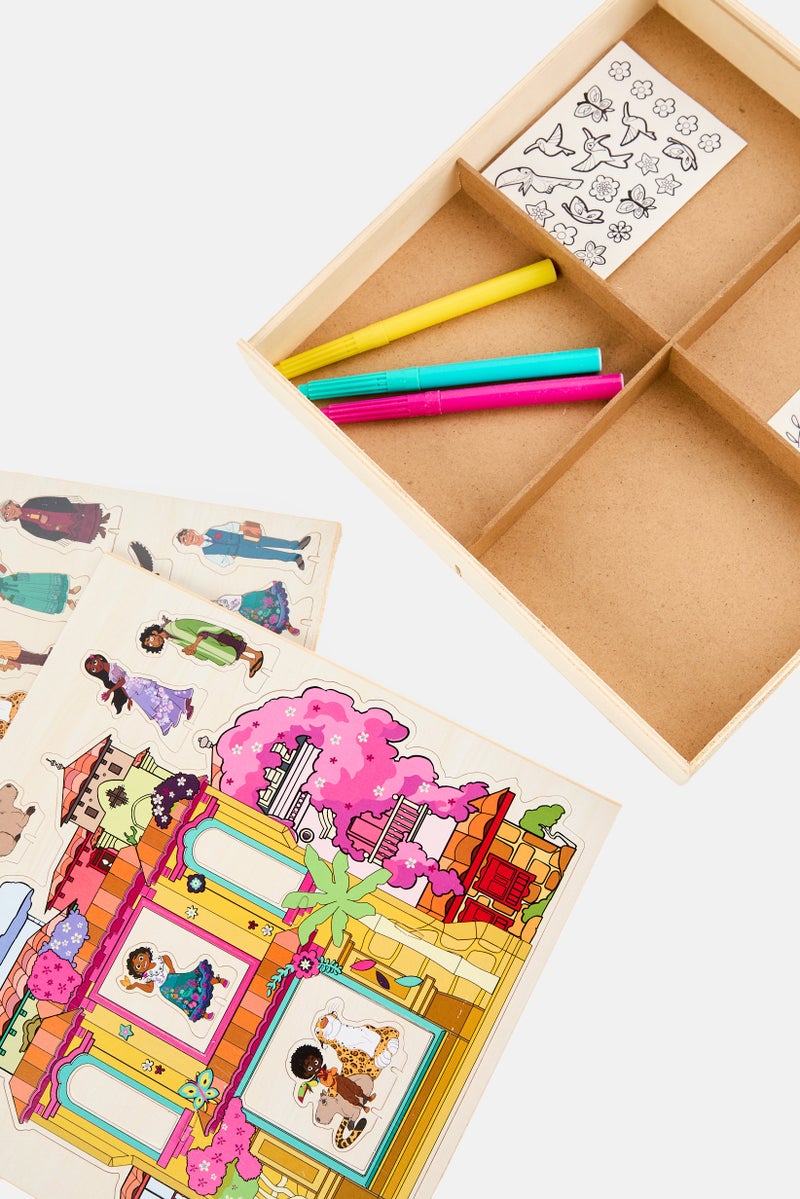 Danawares 107 Pcs Disney Encanto Wood Casita Activity Dollhouse - Image 5