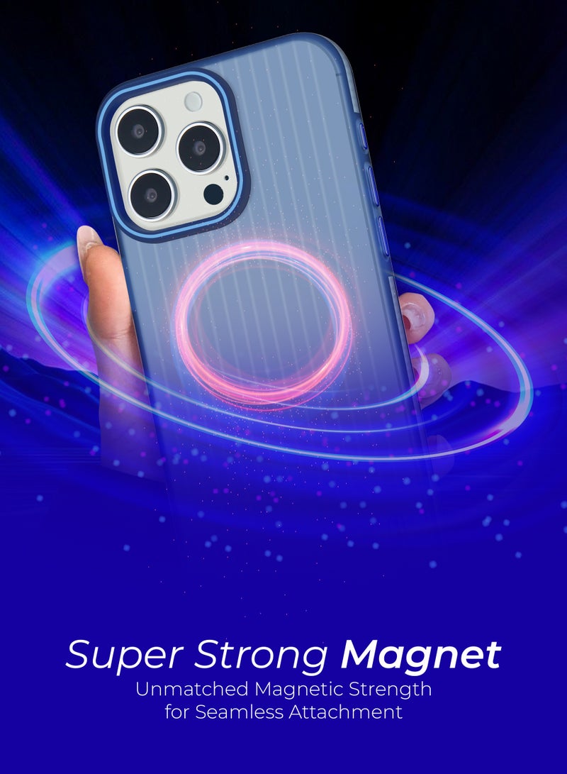 Vipcare Iphone 15 Pro PC Case with Magcase Magnetic Charging Case Scratch Resistant Camera Protection Silicone Case for Iphone 15 Pro - Image 4