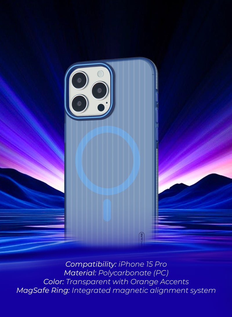 Vipcare Iphone 15 Pro PC Case with Magcase Magnetic Charging Case Scratch Resistant Camera Protection Silicone Case for Iphone 15 Pro - Image 3