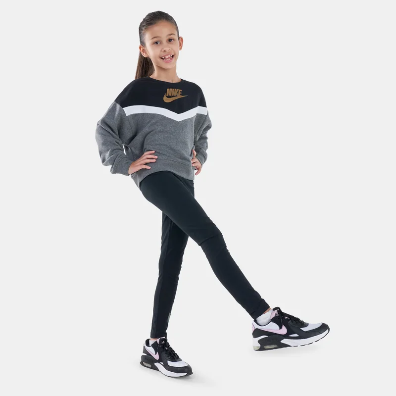 Nike Grey Kids' Go For Gold Crew Sweatshirt  | Best Price UAE