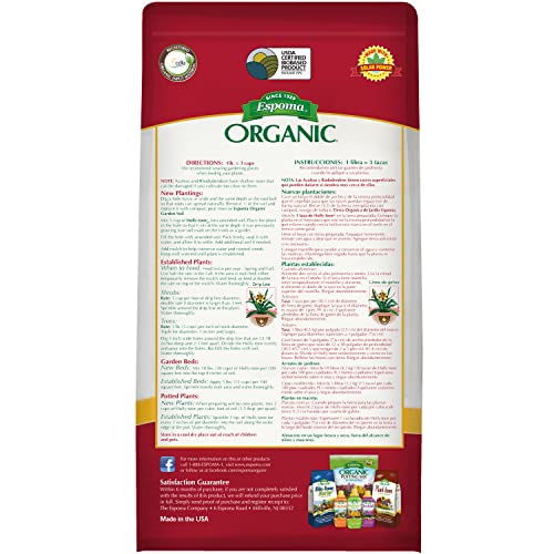 Espoma Organic Holly-Tone 4-3-4 Natural & Organic Evergreen & Azalea Plant Food; 4 lb. Bag; The Original & Best Fertilizer for All Acid Loving Plants Including Rhododendrons & Hydrangeas - Image 2