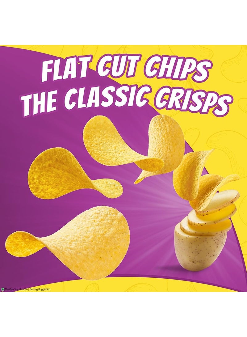 Bingo Original Style Salt Sprinkled - Flat Cut Salted Potato Chips Pack for Snacks ,90.7 g/85 g/78 g ( Weight May Vary) - Image 3