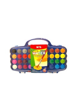 M&G M&G Solid Water colour paints with pallete and brush 36+2 Colours No: APL976L8  - Image 1