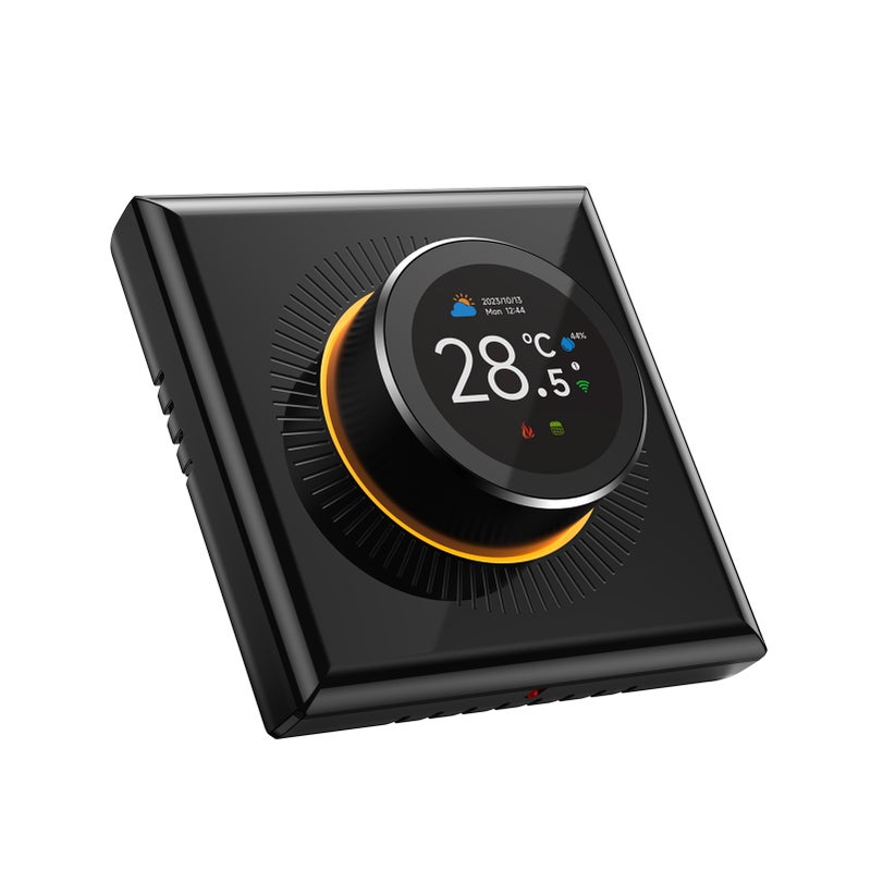 TUYA Smart Thermostat for Home 1.32'' Screen WIFI Temperature Controller with 7 Ambient Lights for Water/Electric Floor/Gas Water Boiler Heating - Image 1