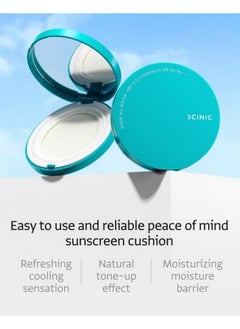 SCINIC Enjoy All Round Airy Sun Cushion Ex Spf50+Pa++++ 0.88 Fl Oz (Pack Of 1)  - Image 4
