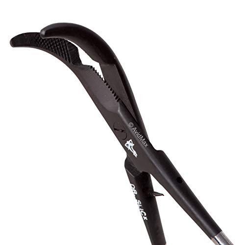 Dr. Slick Scissor Clamp, 4", Black, Curved, 1/2 - Image 3