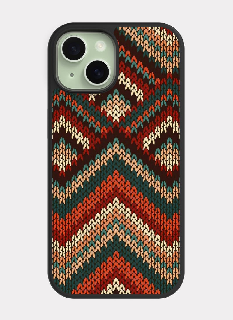 PXLAAT iPhone 15 case cover Canvas pattern - Image 1