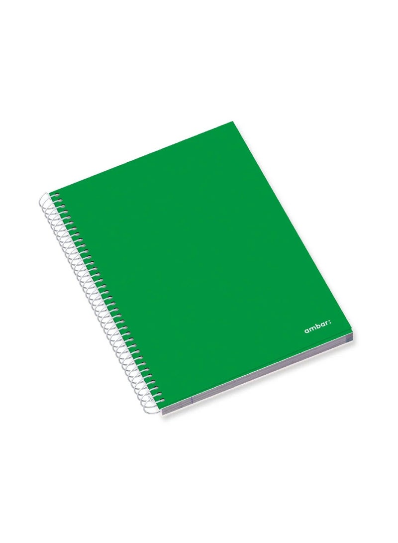 Ambar 1-Piece A5 Size Plastic Cover Spiral Notebook Assorted Colours - Image 5