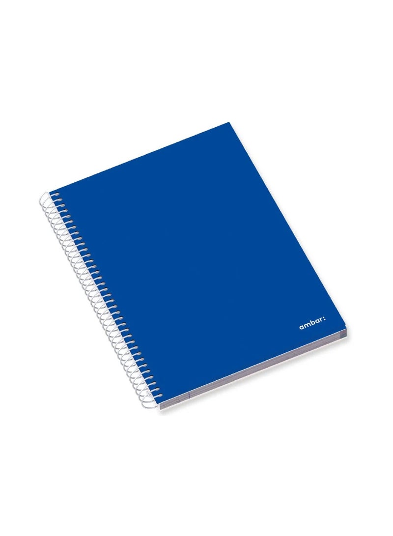 Ambar 1-Piece A5 Size Plastic Cover Spiral Notebook Assorted Colours - Image 4