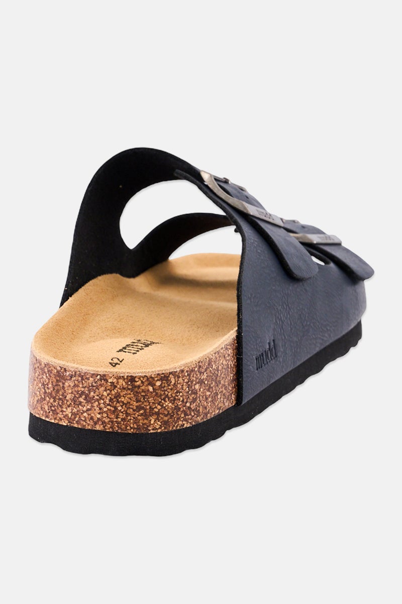 Mudd Men Slip On Cork Sandals, Navy Blue - Image 2