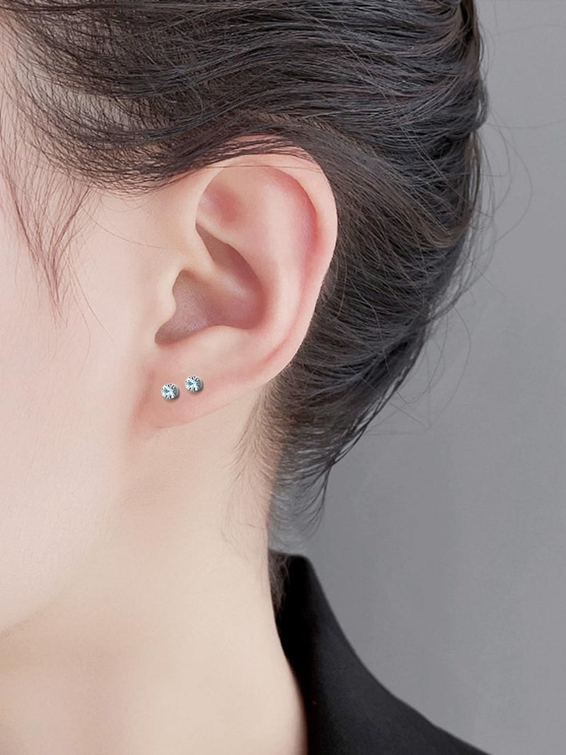 Mayhoop Fake Magnetic Nose Ring, Septum Fake Nose Ring Hoop, Stud, Fake Nose Piercing Earrings for Women Men - Image 5
