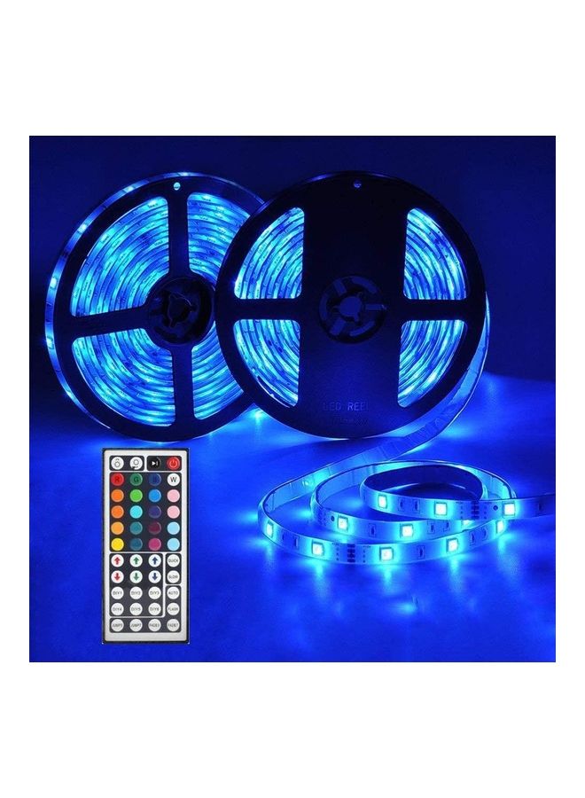 10M 5050 RGB WiFi LED Soft Light Strip Kit With Remote Wireless Controller Brown - Image 3