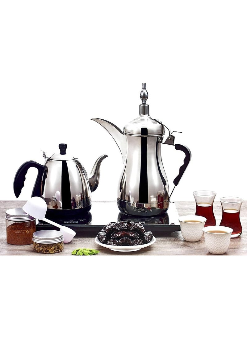 Gulf Dalla - Gulf Dalla Liquid Arabic Coffee Machine With Glass & Accessories GA-C94847 1600w - Image 1