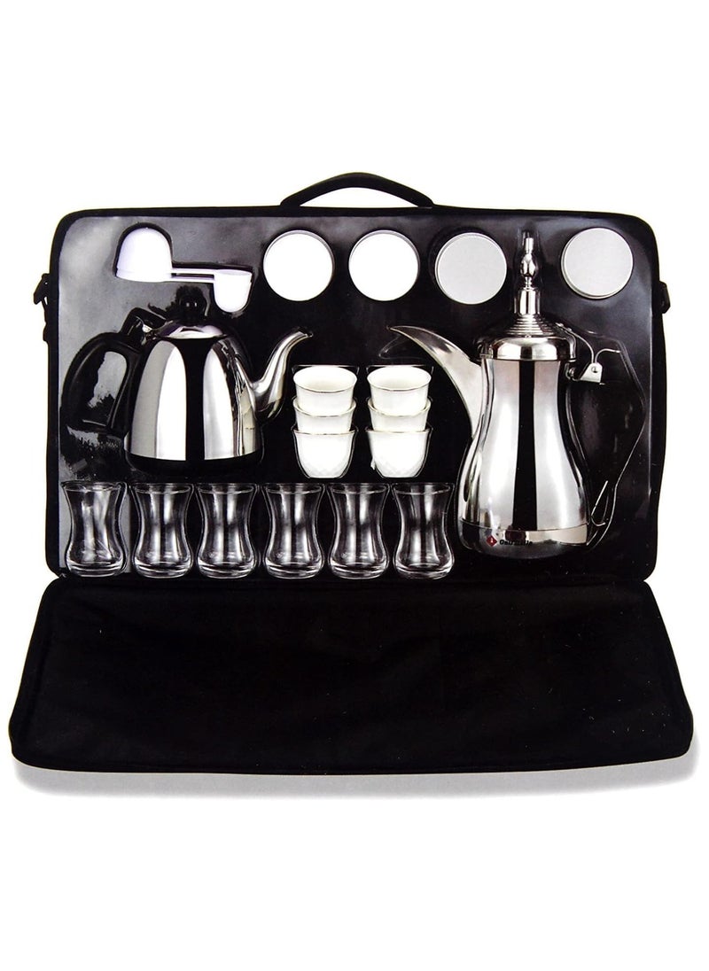 Gulf Dalla - Gulf Dalla Liquid Arabic Coffee Machine With Glass & Accessories GA-C94847 1600w - Image 1