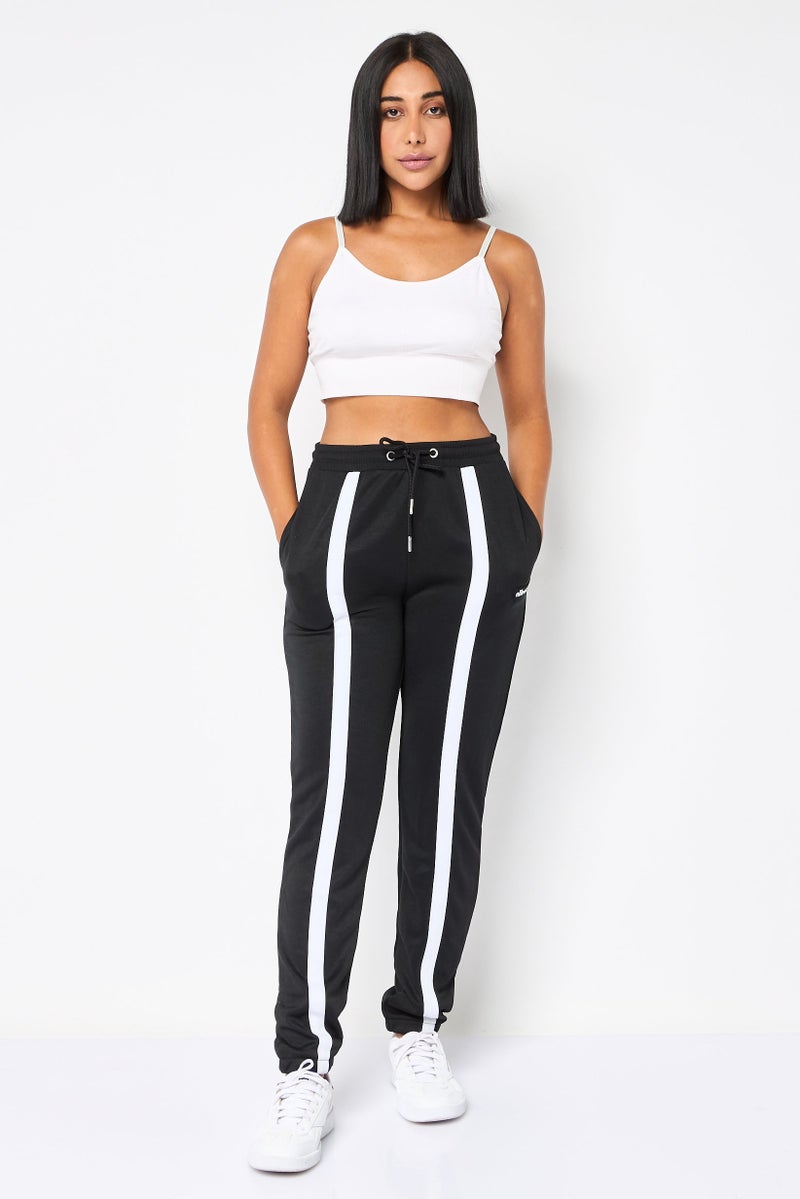 Ellesse Women Regular Fit Brand Logo Track Pants, Black - Image 2