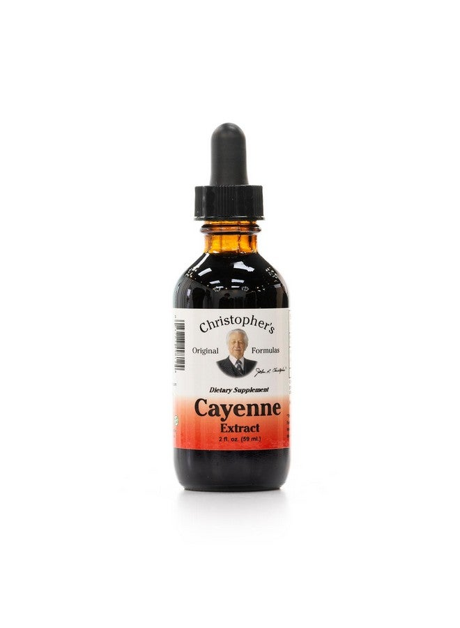 Christopher's Original Formulas Cayenne Extract - 2 fl oz Liquid | Premium Herbal Supplement for Wellness - Image 1