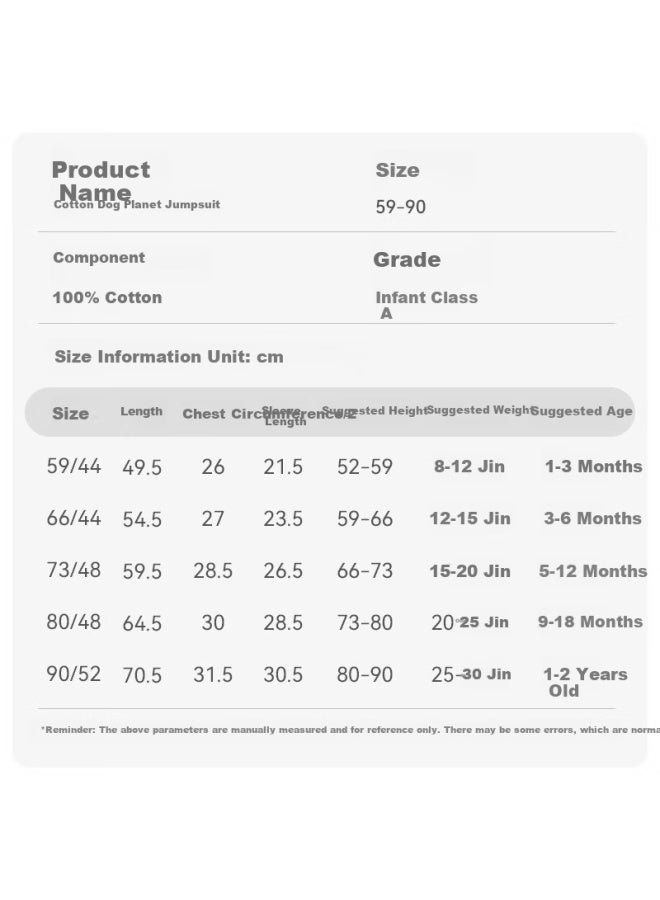 Huanxixiaoxiong Baby Romper For Girls, Autumn A-class Pure Cotton Clothing, Infant Spring And Autumn Seamless Bodysuit Jumpsuit - Image 3