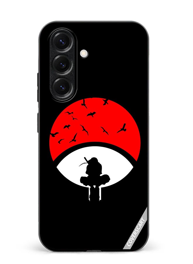 VR CREATIVE Protective Case Cover For Samsung Galaxy S25 Itachi Moon Design Multicolour