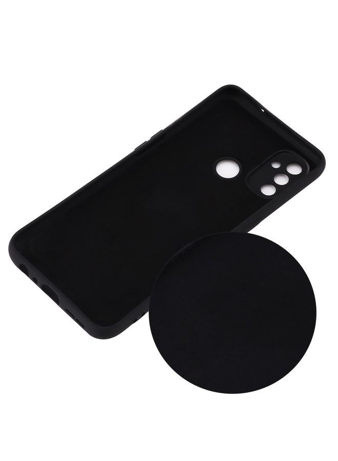 اس-توب جراب لهاتف OnePlus Nord N100 مصنوع من السيليكون السائل المقاوم للصدمات بتغطية كاملة بلون نقي - Image 3