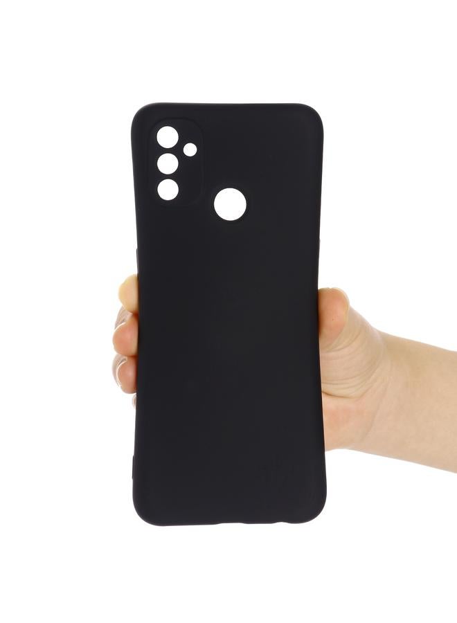 اس-توب جراب لهاتف OnePlus Nord N100 مصنوع من السيليكون السائل المقاوم للصدمات بتغطية كاملة بلون نقي - Image 4