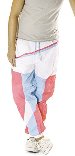 Funny Guy Mugs Tubular Neon Windbreaker Pants, X-Large - Image 1