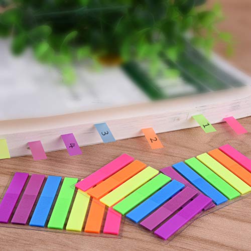 SIQUK 4200 Pieces Flag Tabs Colored Page Markers Sticky Index Tabs Page Flags, 30 Sets 7 Colors - Image 3