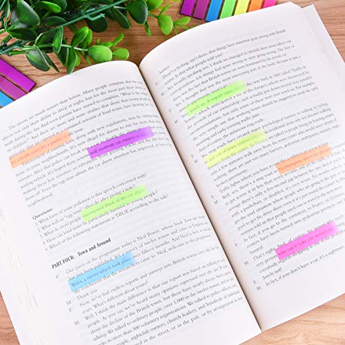 SIQUK 4200 Pieces Flag Tabs Colored Page Markers Sticky Index Tabs Page Flags, 30 Sets 7 Colors - Image 4