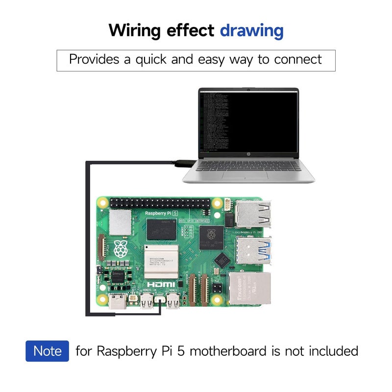 REES52 Raspberry Pi 5 USB to TTL Serial Cable Debugging UART Interface Terminal Cable Adapter Cable - Image 2