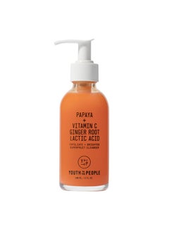 Youth To The People Youth To The People Superfruit Gentle Exfoliating Facial Cleanser (5 fl oz), Papaya and Vitamin C Face Wash, Exfoliate + Brighten, Radiant + Glowing Skin, Energizing Scent, Vegan  - Image 1