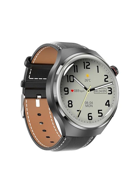 GT4 Pro Smart Watch Men NFC HD Heart Rate Bluetooth Call SmartWatches Compass, IP68 waterproof (Black)