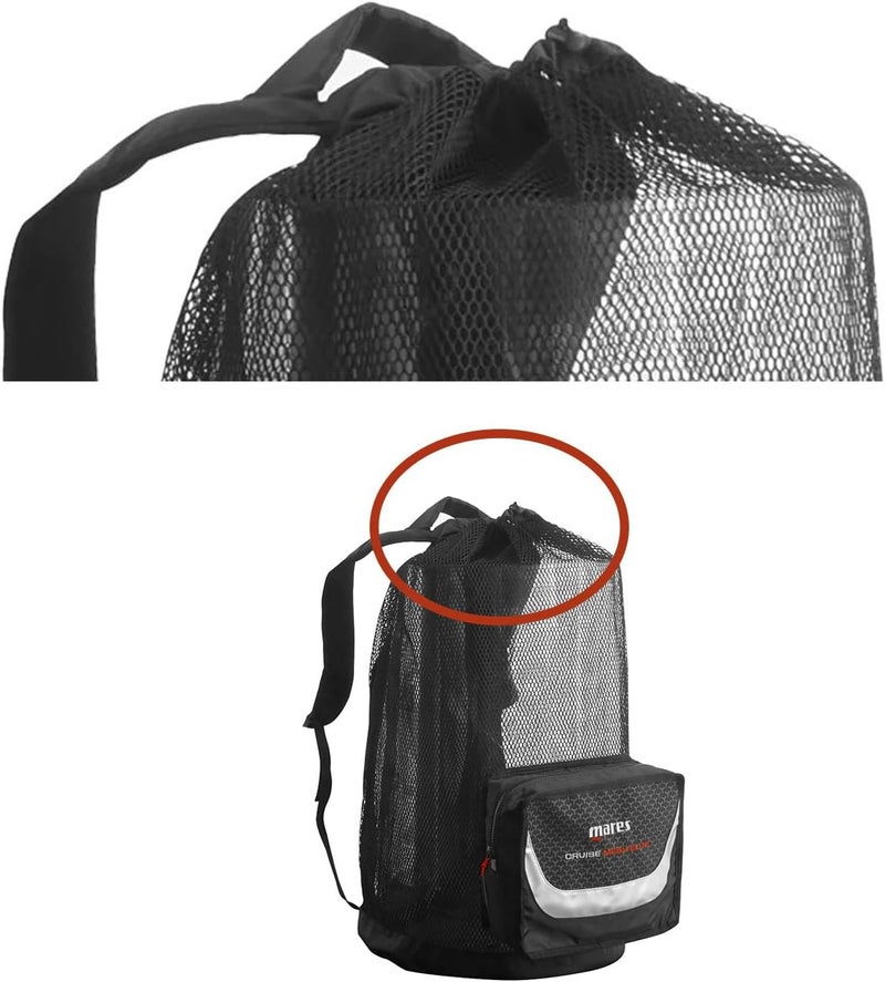 Mares Cruise Mesh Elite Backpack - Foldable Lightweight Mesh Diving Gear Sports Bag w/Drainage Hole, 114 Liter Capacity - Image 3