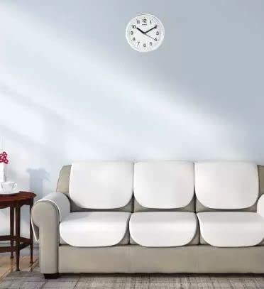 Kadio Analog 20 cm X 20 cm Wall Clock (White, with Glass, Standard) - Image 3