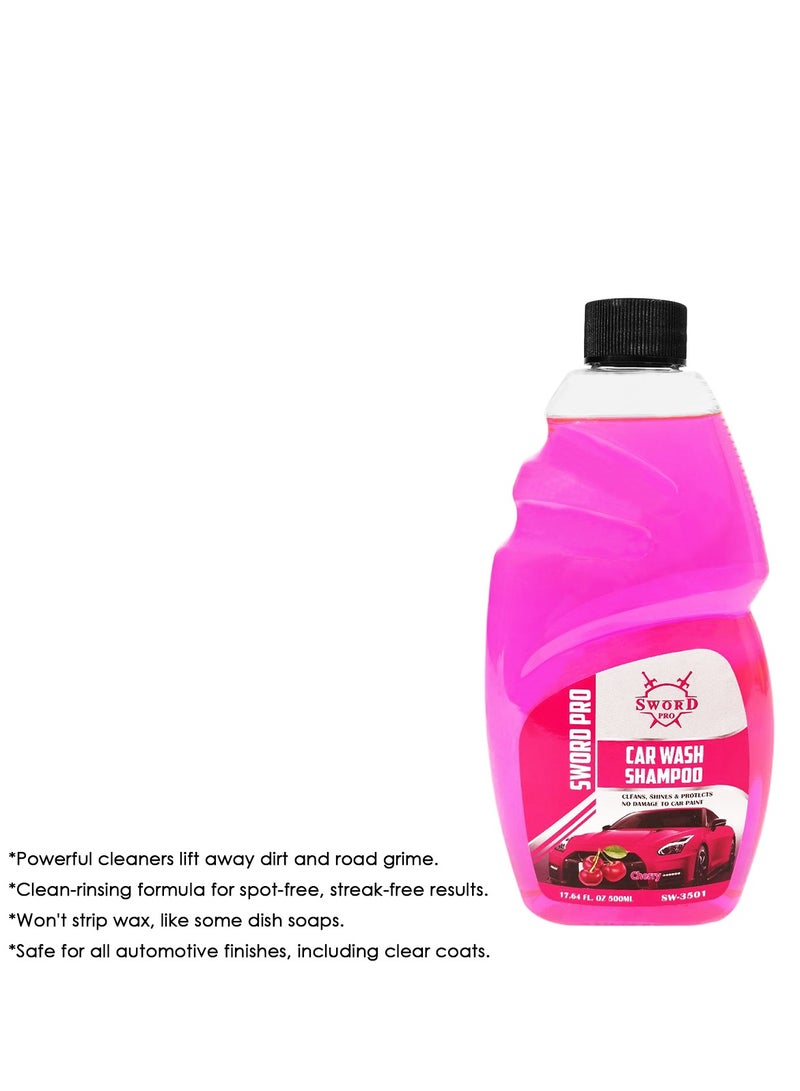 Sword Pro Car Wash Shampoo 500ml Cherry Scent SW-3501 - Image 4