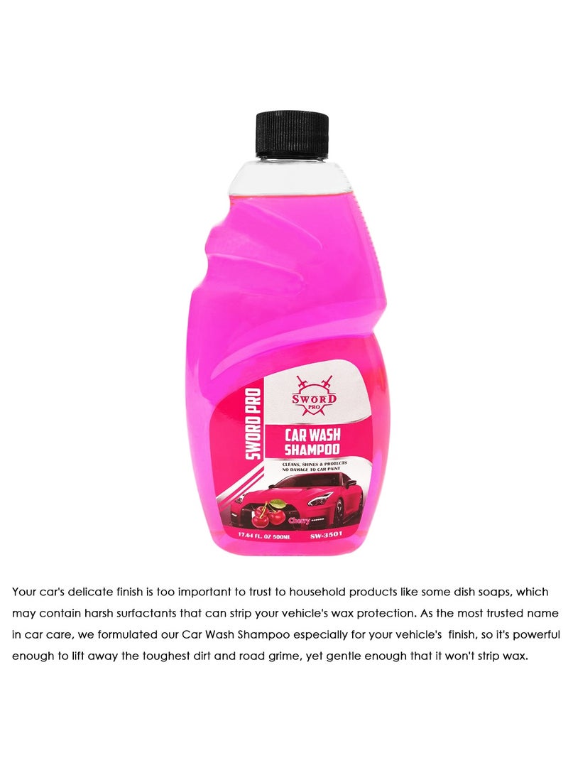Sword Pro Car Wash Shampoo 500ml Cherry Scent SW-3501 - Image 3