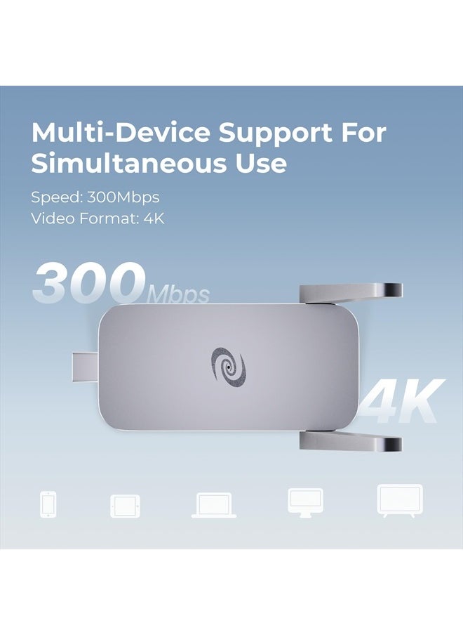 Deeper Connect Air Pocket-Sized Wireless Travel VPN Router Portable Wireguard OpenVPN DPN WiFi Router