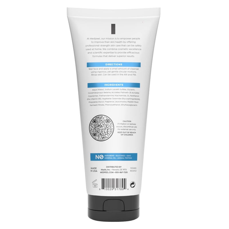 Medpeel Skin Balancing Cleansing Gel, Everyday Face Wash for Oily Skin; Refines Pores for a Smooth Complexion, 8.5 fl oz - Image 2