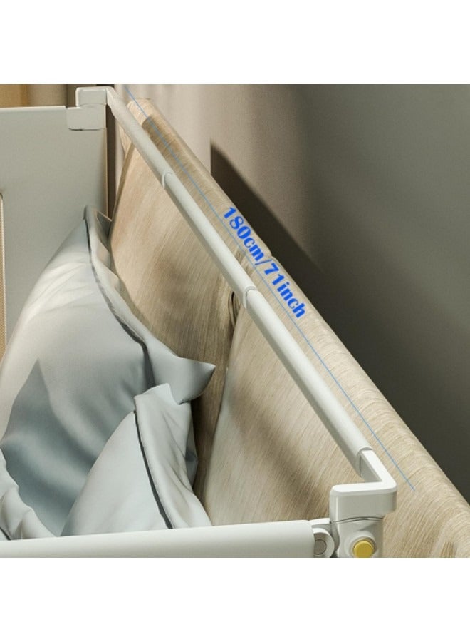 Bed Rails Guard, Bed Head Fixing Rod, Bedrail for Toddlers Extra Long Bed Guard Fence 1.8m  - Image 3